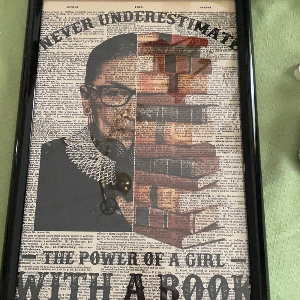 RBG framed print